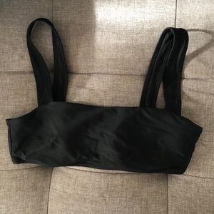 Black bikini top
